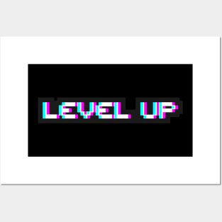 Level Up - Purple Posters and Art